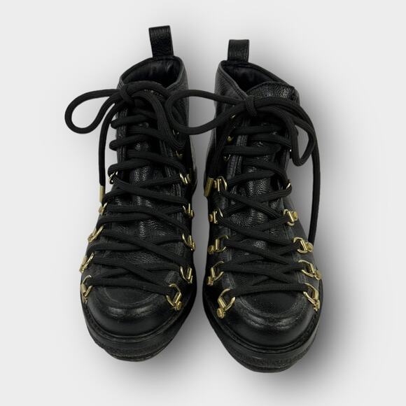 3.1 Phillip Lim Mallory Lace-Up Short Leather Hiker Boot Size 36/6 - Picture 3 of 10